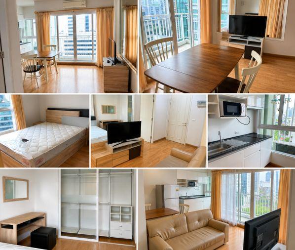 รูป 1 ห้องนอน | 1 ห้องน้ำ | MRT Phetchaburi | 35 ตร.ม. | 17,000 บาท/เดือน | ชั้น 14 — The Parkland Grand Asoke-Phetchaburi กรุงเทพฯ - รูปที่ 2/2