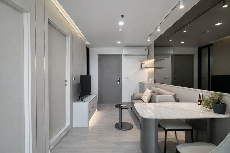 picture 2Bed | 2Bath | MRT Phra Ram 9 | 46sqm | THB 35,000/mo | Fl.9 — Nue District R9 Bangkok - 2/3
