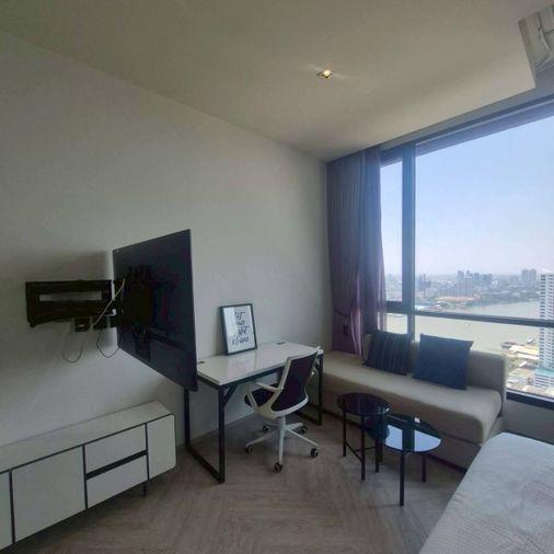 รูป 1 ห้องนอน | 1 ห้องน้ำ | BTS Krung Thon Buri | 26 ตร.ม. | 16,000 บาท/เดือน | ชั้น 31 — Chapter Charoennakhon - Riverside กรุงเทพฯ - รูปที่ 10/10
