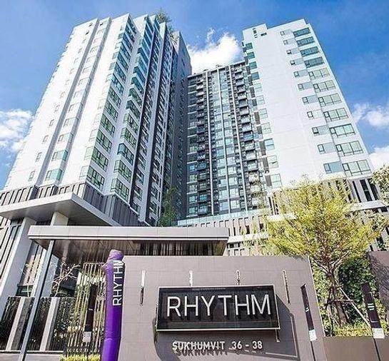 รูป 1 ห้องนอน | 1 ห้องน้ำ | BTS Thong Lo | 33 ตร.ม. | 24,000 บาท/เดือน | ชั้น 20 — Rhythm Sukhumvit 36-38 กรุงเทพฯ - รูปที่ 5/9