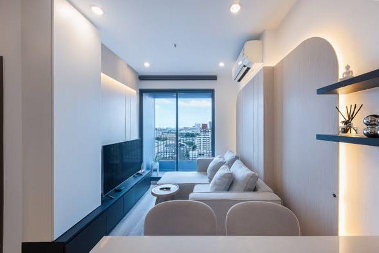 รูป 2 ห้องนอน | 1 ห้องน้ำ | BTS Udom Suk | 54 ตร.ม. | 40,000 บาท/เดือน | ชั้น 15 — Ideo Mobi Sukhumvit 66 กรุงเทพฯ - รูปที่ 1/5