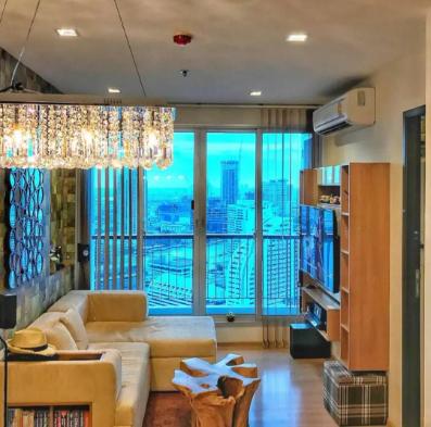 รูป 1 ห้องนอน | 1 ห้องน้ำ | BTS Saphan Taksin | 45 ตร.ม. | 28,000 บาท/เดือน | ชั้น 33 — Rhythm Sathorn กรุงเทพฯ - รูปที่ 5/10