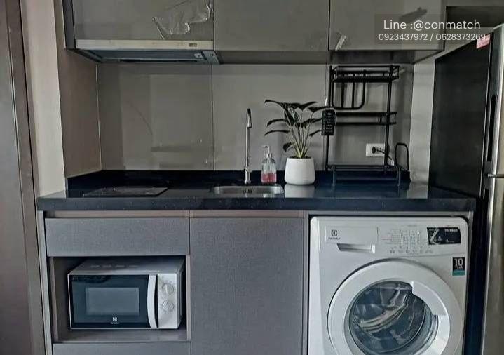 picture 1Bed | 1Bath | MRT Phra Ram 9 | 32sqm | THB 24,000/mo | Fl.18 — Rhythm Asoke Bangkok - 6/10