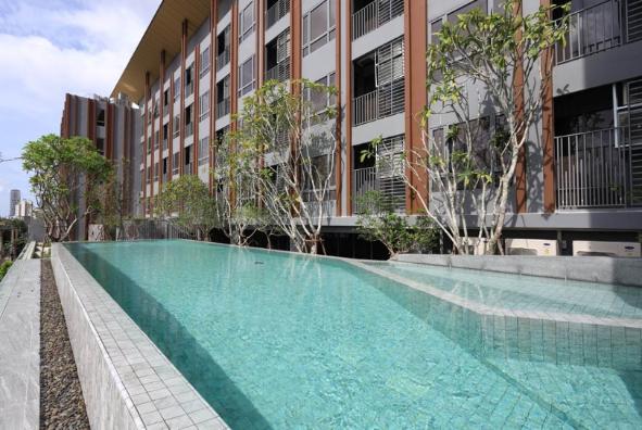 picture 1Bed | 1Bath | MRT Phetchaburi | 35sqm | THB 22,000/mo | Fl.3 — Quintara Phume Sukhumvit 39 Bangkok - 3/10