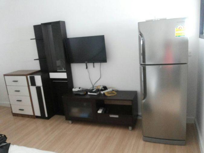 รูป สตูดิโอ | 1 ห้องน้ำ | BTS Bearing | 27 ตร.ม. | 16,000 บาท/เดือน | ชั้น 17 — Seed Mingle Condo กรุงเทพฯ - รูปที่ 1/7