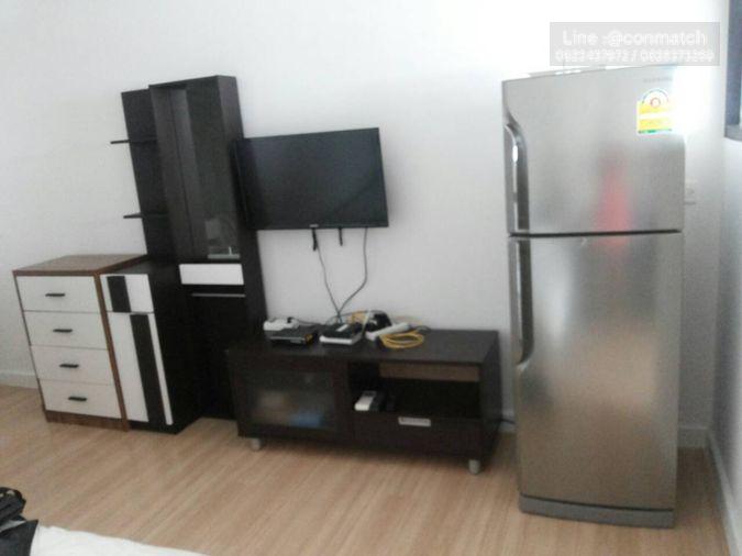 รูป สตูดิโอ | 1 ห้องน้ำ | BTS Bearing | 27 ตร.ม. | 16,000 บาท/เดือน | ชั้น 17 — Seed Mingle Condo กรุงเทพฯ - รูปที่ 1/7