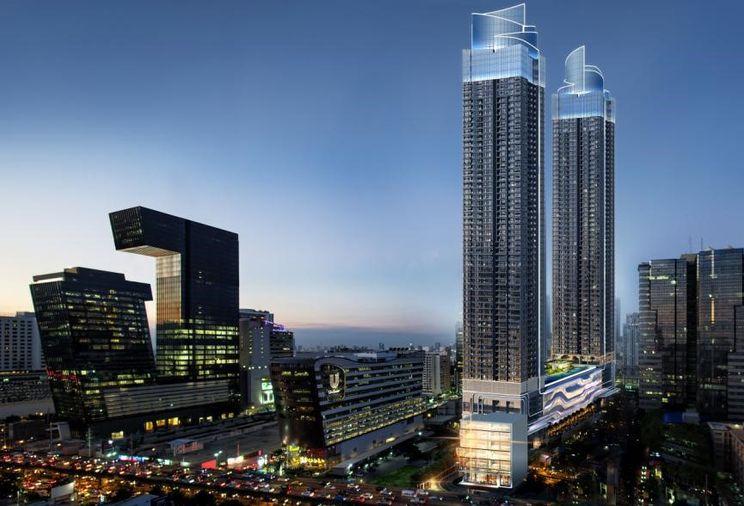 picture 1Bed | 1Bath | MRT Phra Ram 9 | 36sqm | THB 30,000/mo | Fl.18 — One 9 Five Asoke - Rama 9 Bangkok - 5/10