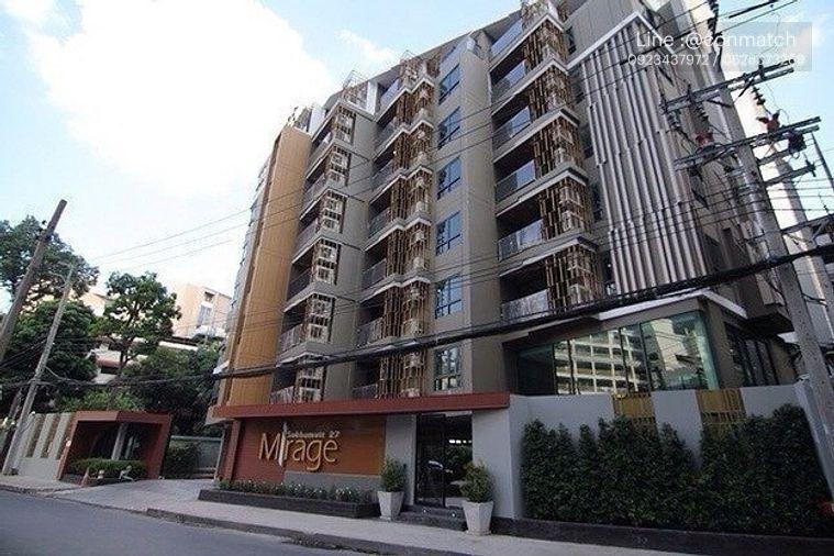 รูป 1 ห้องนอน | 1 ห้องน้ำ | BTS Asok | 50 ตร.ม. | 28,000 บาท/เดือน | ชั้น 8 — Mirage Sukhumvit 27 กรุงเทพฯ - รูปที่ 2/10