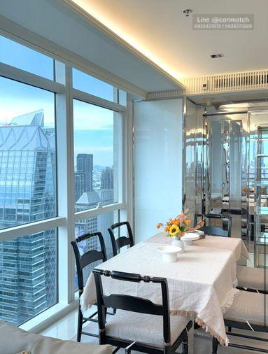 รูป 2 ห้องนอน | 2 ห้องน้ำ | BTS Phloen Chit | 141 ตร.ม. | 120,000 บาท/เดือน | ชั้น 37 — Athenee Residence กรุงเทพฯ - รูปที่ 6/6