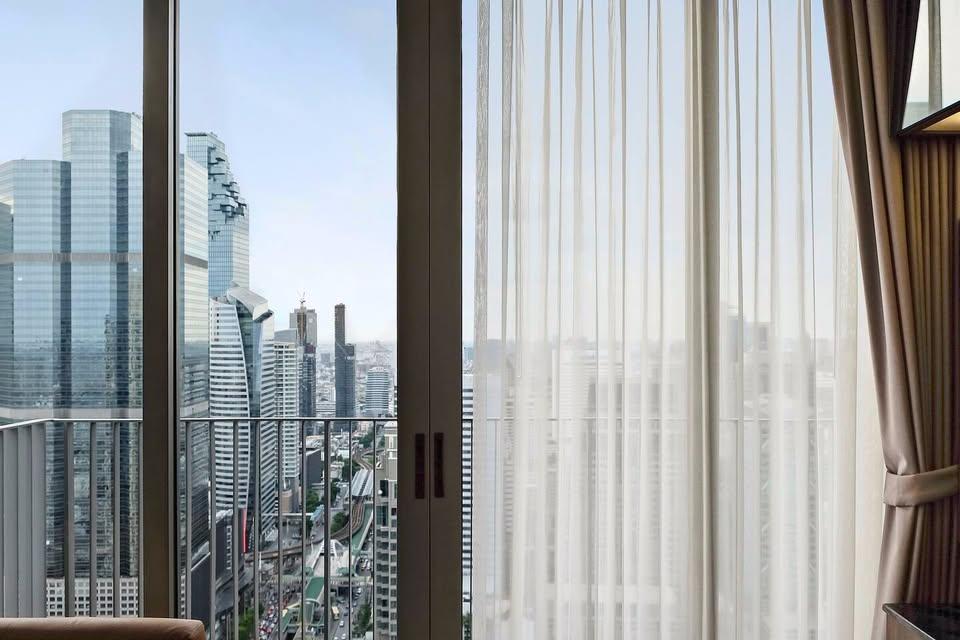 รูป 1 ห้องนอน | 1 ห้องน้ำ | BTS Chong Nonsi | 43 ตร.ม. | 30,000 บาท/เดือน | ชั้น 40 — Nara 9 Condo กรุงเทพฯ - รูปที่ 8/10