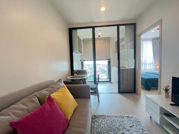 picture 1Bed | 1Bath | MRT Fai Chai | 27sqm | THB 15,000/mo | Fl.16 — Nue Noble Bangkok - 7/10
