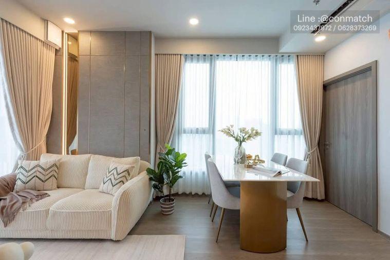 รูป 2 ห้องนอน | 2 ห้องน้ำ | BTS Saphan Taksin | 61 ตร.ม. | 65,000 บาท/เดือน | ชั้น 24 — Whizdom The Forestias กรุงเทพฯ - รูปที่ 6/10