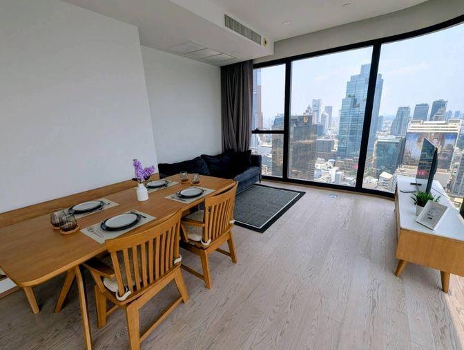 picture 2Bed | 1Bath | MRT Sam Yan | 58sqm | THB 55,000/mo | Fl.34 — Ashton Chula-Silom Bangkok - 3/6