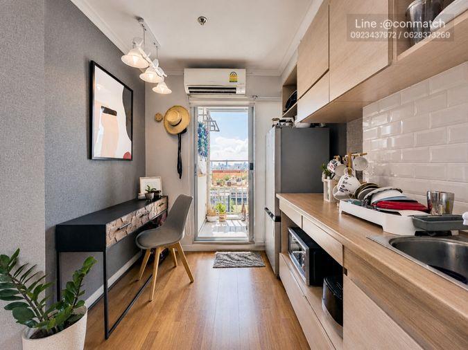 รูป 1 ห้องนอน | 1 ห้องน้ำ | BTS Ekkamai | 28 ตร.ม. | 12,000 บาท/เดือน | ชั้น 20 — Lumpini Place Rama 4-Kluaynamthai กรุงเทพฯ - รูปที่ 2/5