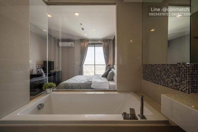 รูป 1 ห้องนอน | 1 ห้องน้ำ | BTS Phra Khanong | 45 ตร.ม. | 30,000 บาท/เดือน | ชั้น 33 — Rhythm Sukhumvit 44/1 กรุงเทพฯ - รูปที่ 9/10
