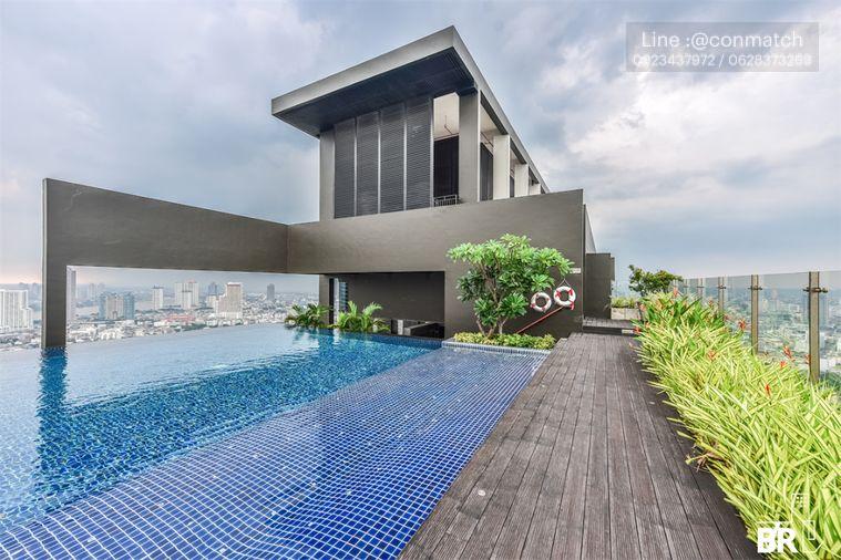 รูป 1 ห้องนอน | 1 ห้องน้ำ | BTS Krung Thon Buri | 38 ตร.ม. | 18,000 บาท/เดือน | ชั้น 18 — Urbano Absolute Sathon-Taksin กรุงเทพฯ - รูปที่ 1/10