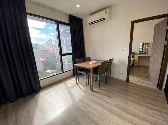 รูป 📣ให้เช่าคอนโด IDEO Mobi Asoke (MRT เพชรบุรี ) 2ห้องนอน เฟอร์ครบ @onestepliving - รูปที่ 4/12