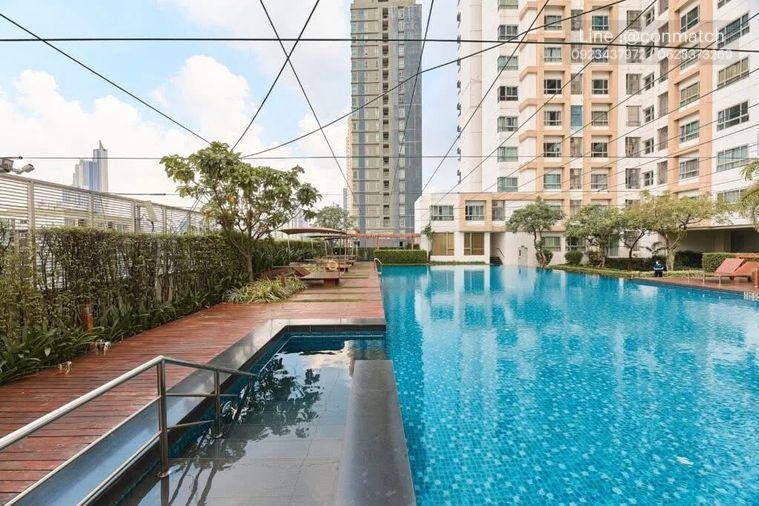 รูป 1 ห้องนอน | 1 ห้องน้ำ | BTS Krung Thon Buri | 46 ตร.ม. | 22,000 บาท/เดือน | ชั้น 21 — Q House Sathorn กรุงเทพฯ - รูปที่ 5/10