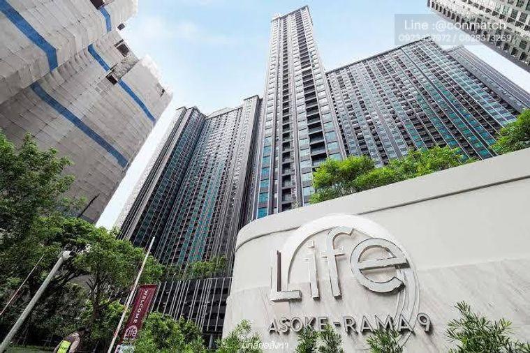 รูป 1 ห้องนอน | 1 ห้องน้ำ | MRT Phra Ram 9 | 26 ตร.ม. | 18,000 บาท/เดือน | ชั้น 32 — Life Asoke Rama 9 กรุงเทพฯ - รูปที่ 1/10