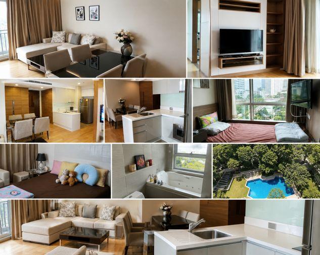 รูป 2 ห้องนอน | 2 ห้องน้ำ | MRT Phetchaburi | 66 ตร.ม. | 38,000 บาท/เดือน | ชั้น 7 — The Address Asoke กรุงเทพฯ - รูปที่ 1/1