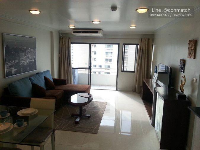 รูป 1 ห้องนอน | 1 ห้องน้ำ | BTS Nana | 69 ตร.ม. | 26,000 บาท/เดือน | ชั้น 8 — Saranjai Mansion กรุงเทพฯ - รูปที่ 1/10