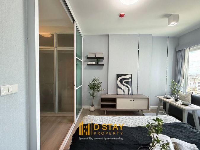 รูป ราคาดีที่สุด !! ขาย Chapter One Eco Ratchada - Huai Khwang ห้องสวย ชั้นสูง วิวเมือง ตกแต่งเฟอร์ครบ ✨DS4148 | Line @Dstay - รูปที่ 4/5