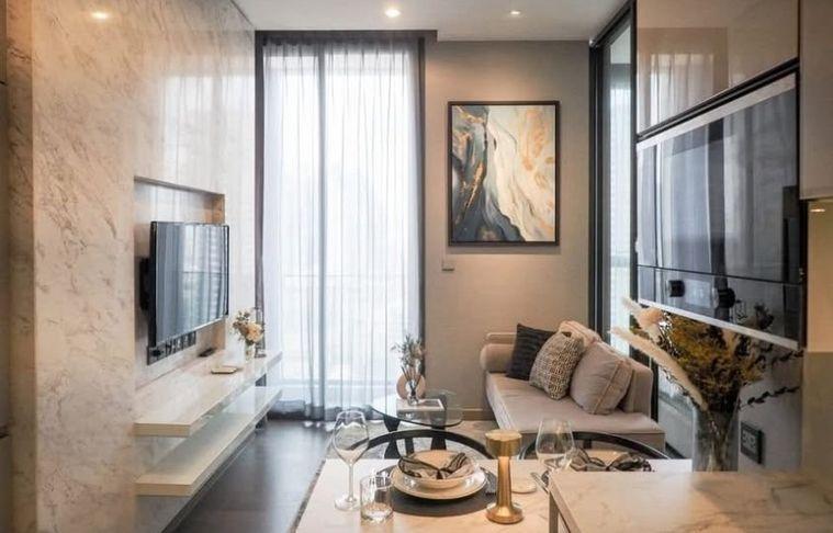 รูป 1 ห้องนอน | 1 ห้องน้ำ | MRT Phetchaburi | 36 ตร.ม. | 38,000 บาท/เดือน | ชั้น 16 — The Esse At Singha Complex กรุงเทพฯ - รูปที่ 5/10