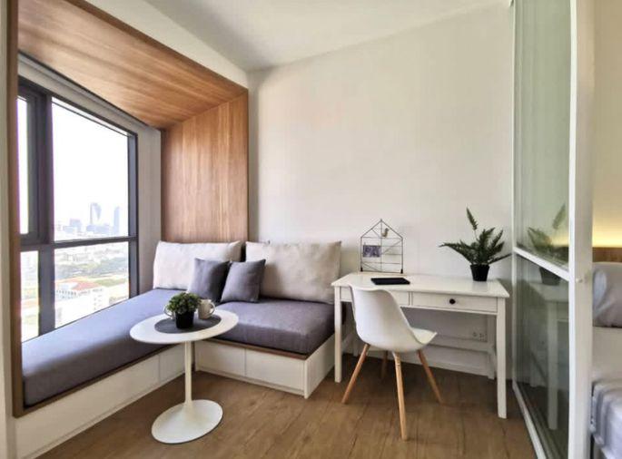 รูป 1 ห้องนอน | 1 ห้องน้ำ | MRT Sam Yan | 34 ตร.ม. | 30,000 บาท/เดือน | ชั้น 18 — Triple Y Residence กรุงเทพฯ - รูปที่ 3/10
