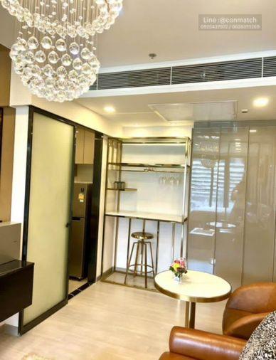 รูป 1 ห้องนอน | 1 ห้องน้ำ | MRT Phra Ram 9 | 36 ตร.ม. | 27,000 บาท/เดือน | ชั้น 4 — One 9 Five Asoke - Rama 9 กรุงเทพฯ - รูปที่ 3/4