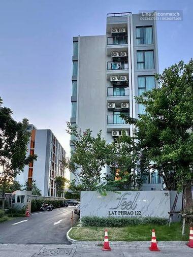 รูป 1 ห้องนอน | 1 ห้องน้ำ | MRT Lat Phrao | 23 ตร.ม. | 9,000 บาท/เดือน | ชั้น 4 — Feel Condo Lat Phrao 122 กรุงเทพฯ - รูปที่ 1/4