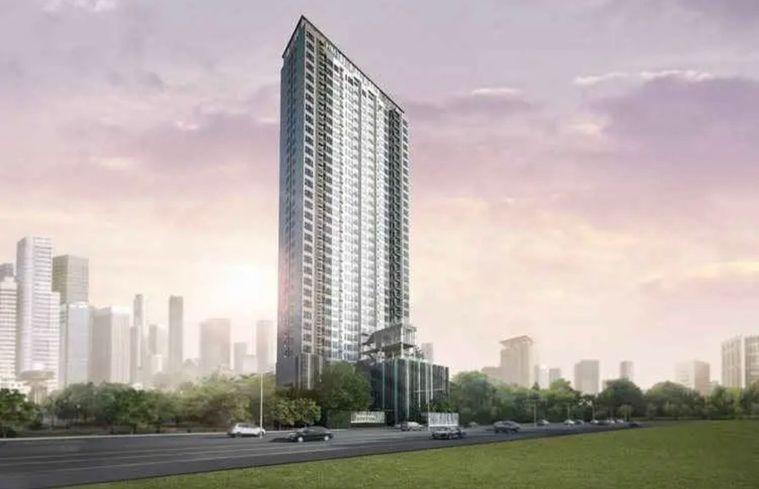 picture Studio | 1Bath | MRT Phra Ram 9 | 22sqm | THB 14,000/mo | Fl.29 — Rhythm Asoke Bangkok - 3/4