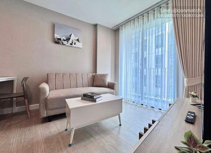 รูป 1 ห้องนอน | 1 ห้องน้ำ | MRT Sai Ma | 32 ตร.ม. | 11,000 บาท/เดือน | ชั้น 6 — Metro Luxe Riverfront Rattanathibet กรุงเทพฯ - รูปที่ 6/9