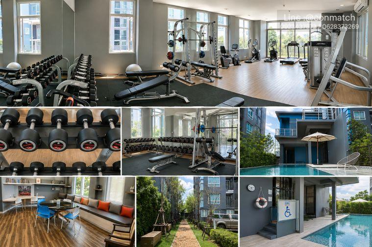 picture Studio | 1Bath | MRT Ratchadaphisek | 26sqm | THB 9,000/mo | Fl.4 — Rill Condo Rangsit Station Bangkok - 2/2