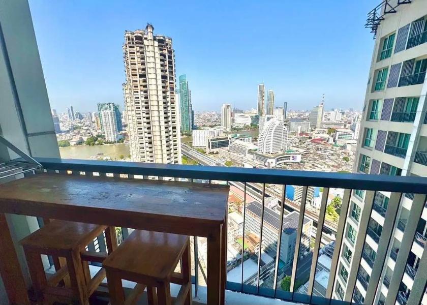 รูป 1 ห้องนอน | 1 ห้องน้ำ | BTS Saphan Taksin | 45 ตร.ม. | 28,000 บาท/เดือน | ชั้น 33 — Rhythm Sathorn กรุงเทพฯ - รูปที่ 5/10