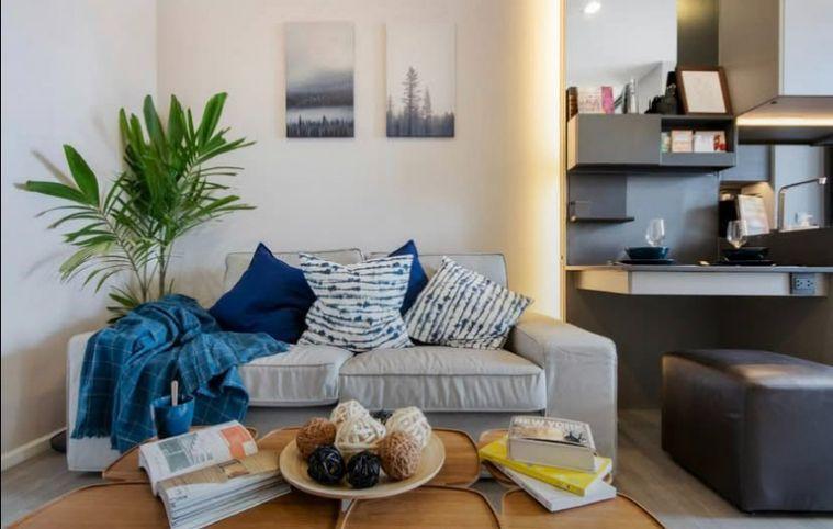 รูป 1 ห้องนอน | 1 ห้องน้ำ | BTS Punnawithi | 35 ตร.ม. | 25,000 บาท/เดือน | ชั้น 7 — The Room Sukhumvit 69 กรุงเทพฯ - รูปที่ 7/10
