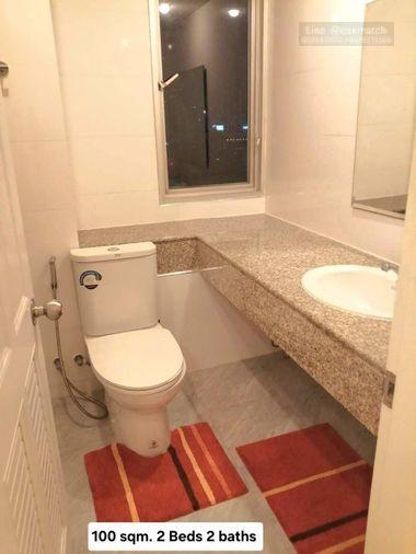 รูป 2 ห้องนอน | 2 ห้องน้ำ | BTS Chong Nonsi | 100 ตร.ม. | 38,000 บาท/เดือน | ชั้น 13 — Bangkok Garden กรุงเทพฯ - รูปที่ 1/9
