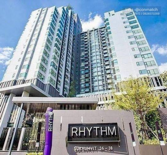 รูป 2 ห้องนอน | 2 ห้องน้ำ | BTS Thong Lo | 76 ตร.ม. | 53,000 บาท/เดือน | ชั้น 28 — Rhythm Sukhumvit 36-38 กรุงเทพฯ - รูปที่ 1/1