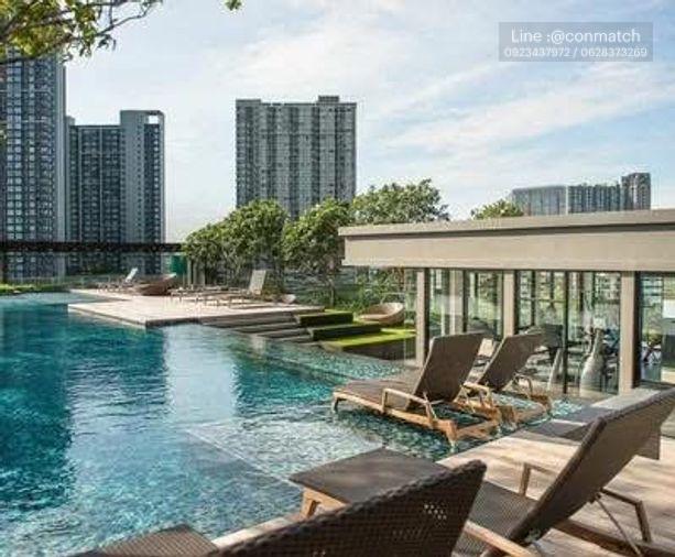 รูป 1 ห้องนอน | 1 ห้องน้ำ | BTS On Nut | 30 ตร.ม. | 16,000 บาท/เดือน | ชั้น 39 — The Base Park West Sukhumvit 77 กรุงเทพฯ - รูปที่ 2/3