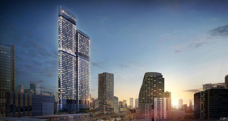 picture 1Bed | 1Bath | MRT Phra Ram 9 | 35sqm | THB 33,000/mo | Fl.23 — Ashton Asoke Bangkok - 5/10