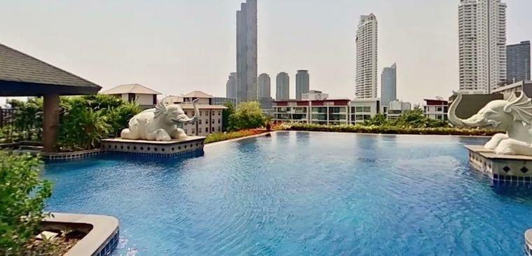 รูป 2 ห้องนอน | 2 ห้องน้ำ | BTS Saphan Taksin | 140 ตร.ม. | 45,000 บาท/เดือน | ชั้น 11 — Baan Sathorn Chao Phraya กรุงเทพฯ - รูปที่ 3/10