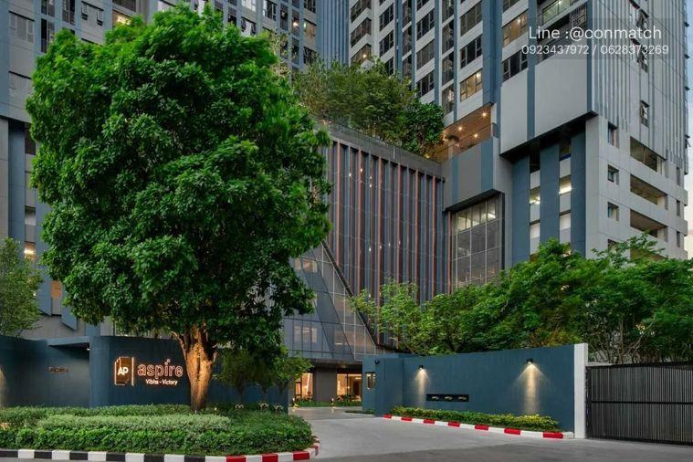 รูป 1 ห้องนอน | 1 ห้องน้ำ | BTS Victory Monument | 33 ตร.ม. | 21,000 บาท/เดือน | ชั้น 9 — Aspire Vibha Victory Condo กรุงเทพฯ - รูปที่ 10/10