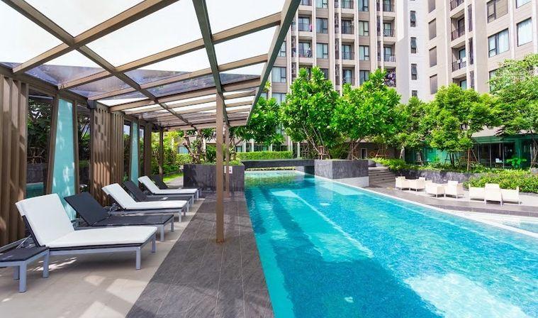 รูป 1 ห้องนอน | 1 ห้องน้ำ | MRT Ramkhamhaeng | 36 ตร.ม. | 19,000 บาท/เดือน | ชั้น 17 — Niche Pride Thonglor-Petchburi กรุงเทพฯ - รูปที่ 3/10