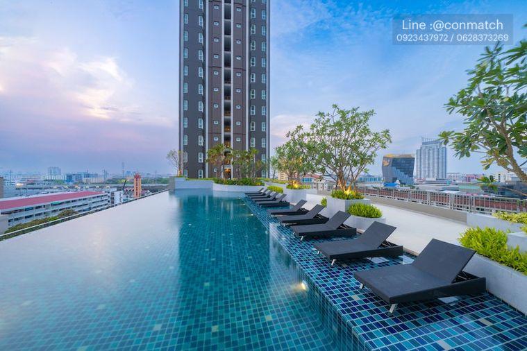 รูป 1 ห้องนอน | 1 ห้องน้ำ | BTS Yaek Lam Sali | 28 ตร.ม. | 11,000 บาท/เดือน | ชั้น 12 — Supalai Veranda Ramkhamhaeng กรุงเทพฯ - รูปที่ 3/10