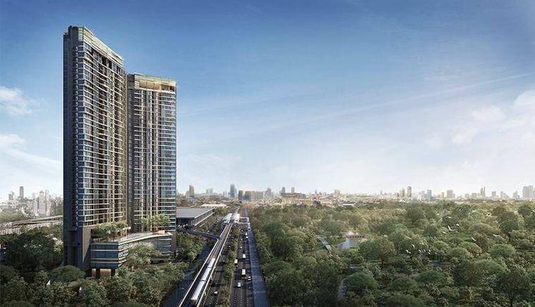 picture 1Bed | 1Bath | MRT Chatuchak Park | 35sqm | THB 22,000/mo | Fl.29 — Mochit Bangkok - 1/10