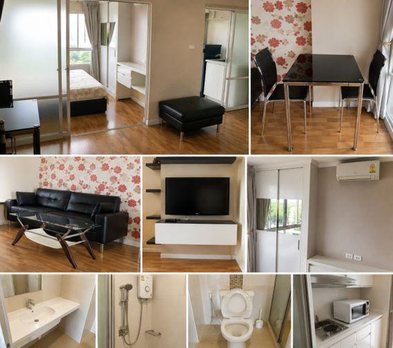 รูป 1 ห้องนอน | 1 ห้องน้ำ | MRT Phra Ram 9 | 34 ตร.ม. | 15,000 บาท/เดือน | ชั้น 5 — Lumpini Place Rama 9-Ratchada กรุงเทพฯ - รูปที่ 2/2