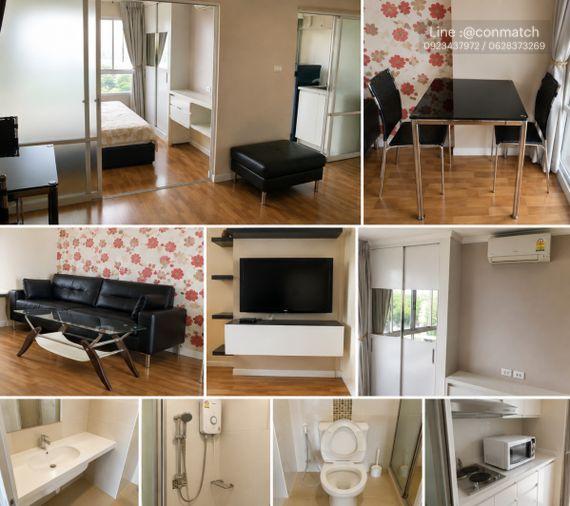 รูป 1 ห้องนอน | 1 ห้องน้ำ | MRT Phra Ram 9 | 34 ตร.ม. | 15,000 บาท/เดือน | ชั้น 5 — Lumpini Place Rama 9-Ratchada กรุงเทพฯ - รูปที่ 2/2