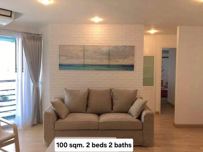รูป 2 ห้องนอน | 2 ห้องน้ำ | BTS Chong Nonsi | 100 ตร.ม. | 38,000 บาท/เดือน | ชั้น 13 — Bangkok Garden กรุงเทพฯ - รูปที่ 4/9