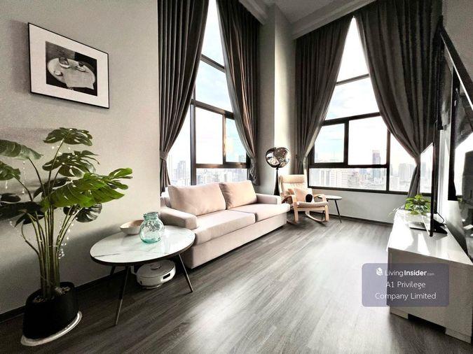 รูป 2 ห้องนอน | 1 ห้องน้ำ | MRT Sam Yan | 83 ตร.ม. | 55,000 บาท/เดือน | ชั้น 21 — Ideo Chula - Samyan กรุงเทพฯ - รูปที่ 4/10