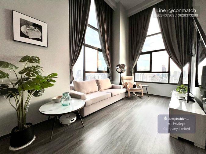 รูป 2 ห้องนอน | 1 ห้องน้ำ | MRT Sam Yan | 83 ตร.ม. | 55,000 บาท/เดือน | ชั้น 21 — Ideo Chula - Samyan กรุงเทพฯ - รูปที่ 4/10