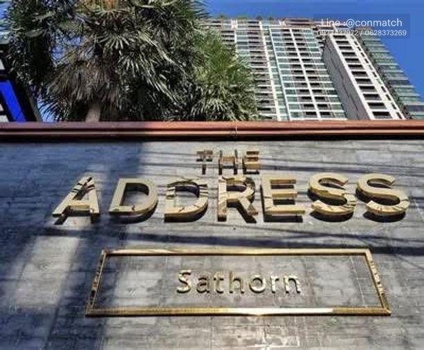 รูป 1 ห้องนอน | 1 ห้องน้ำ | BTS Saint Louis | 56 ตร.ม. | 55,000 บาท/เดือน | ชั้น 24 — The Address Sathorn กรุงเทพฯ - รูปที่ 1/10